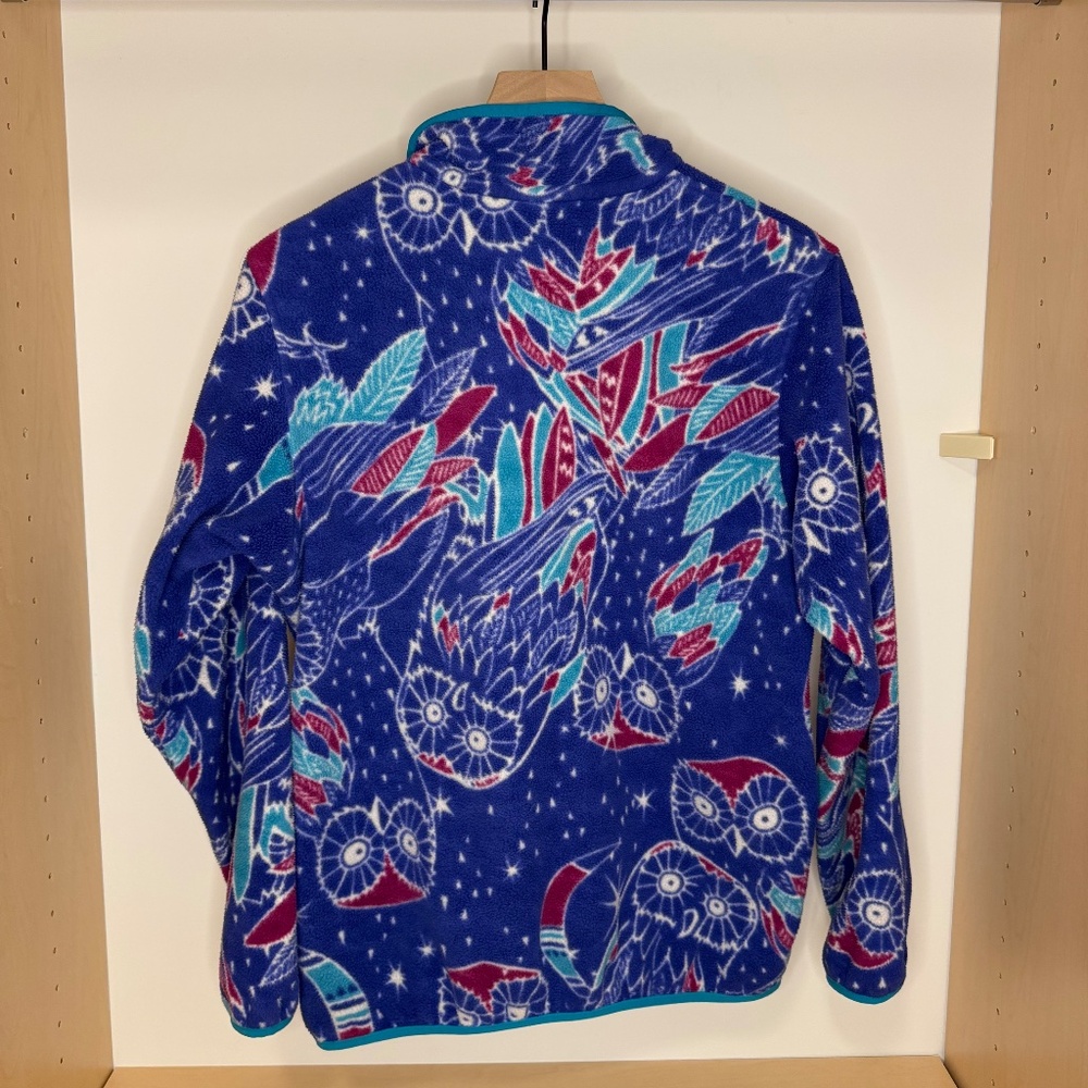 FLAWLESS PATAGONIA SYNCHILLA SNAP-T PULLOVER STY25455 BLUE WOMENS MEDIUM - Picture 3 of 6